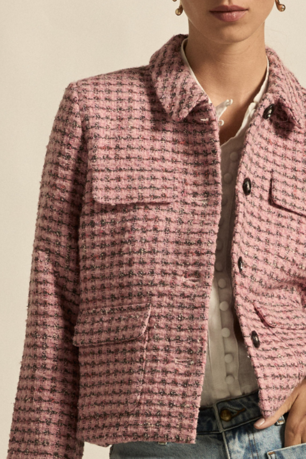 Adjoin Jacket | Fire Boucle