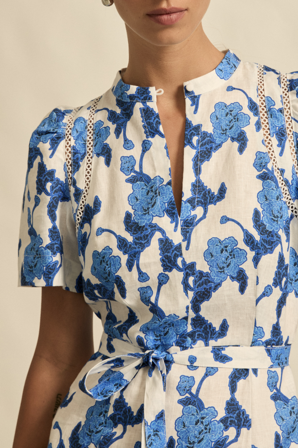 cable dress - azure bouquet|  zoe kratzmann| considered design