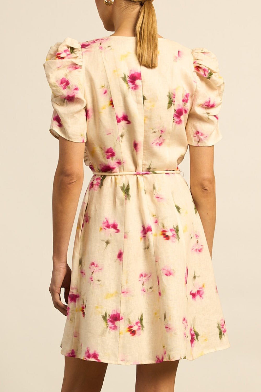mirage dress - watercolour bloom|  zoe kratzmann| considered design