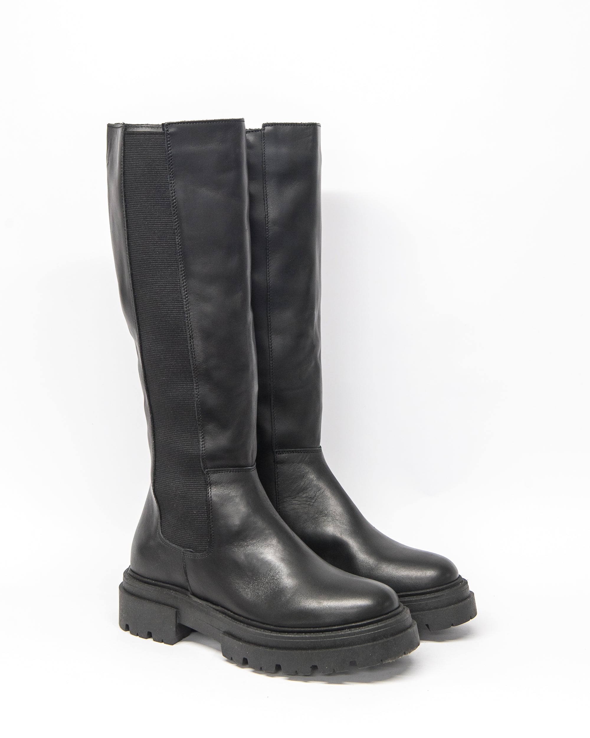 beseech boot - black leather