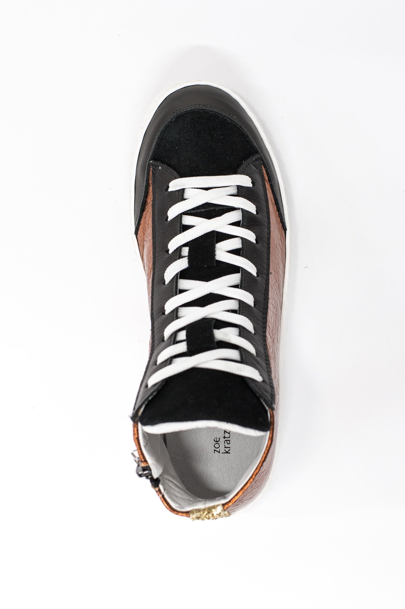 wrangler sneaker - bronze leather