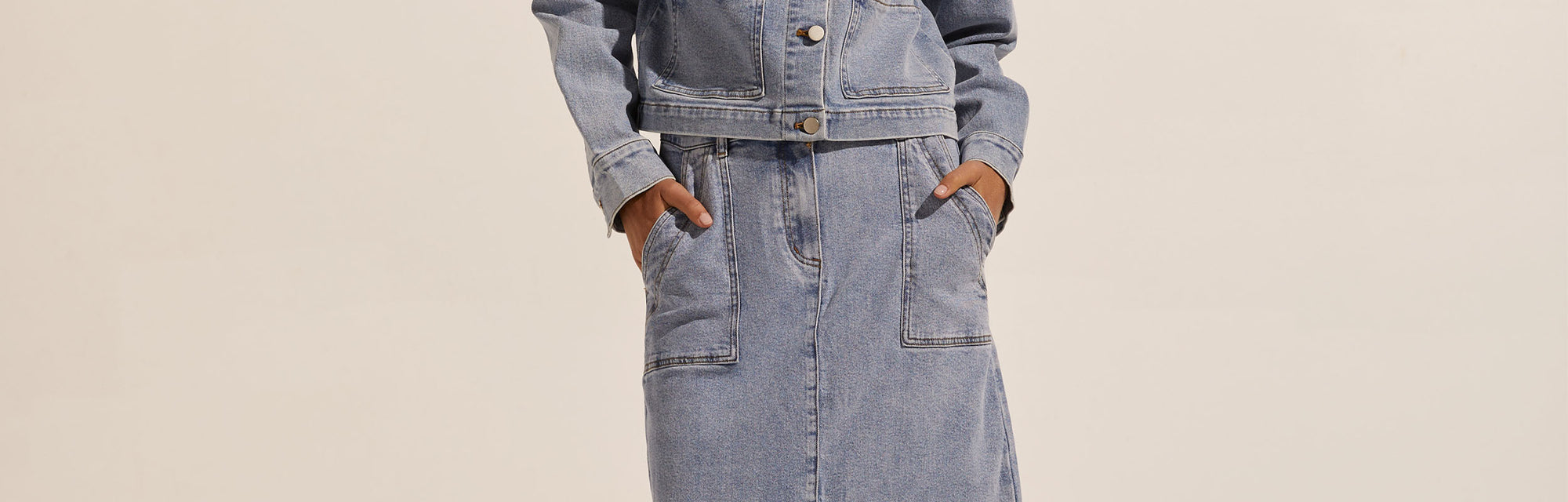the return of the denim skirt: how to wear yours year-round