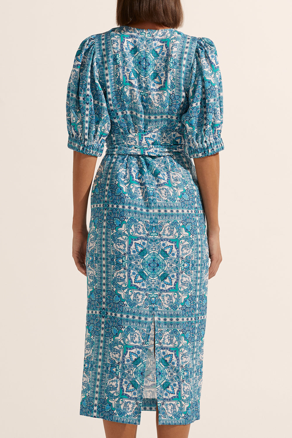venture dress - sapphire tile