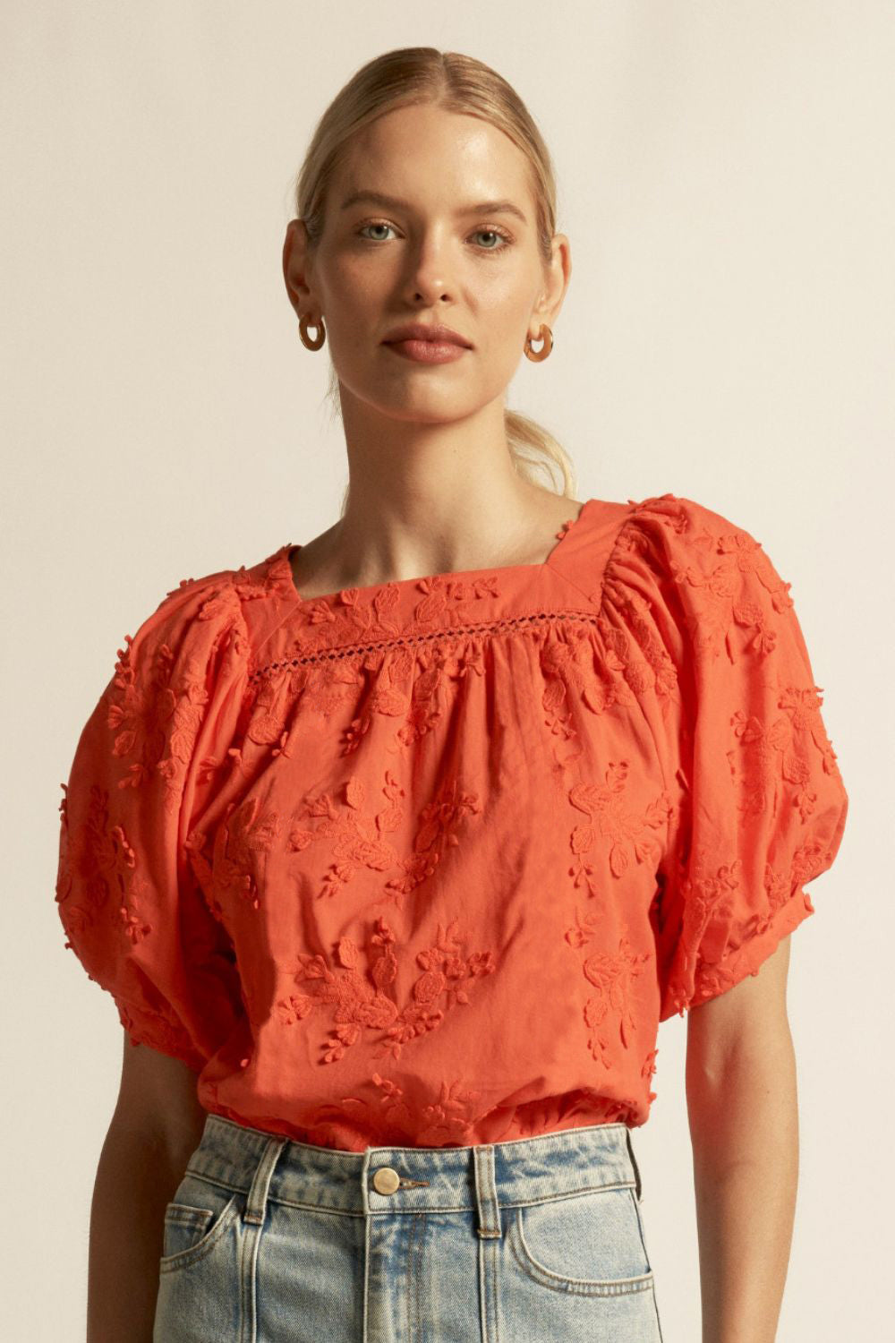 Ode Top - persimmon|  zoe kratzmann| considered design