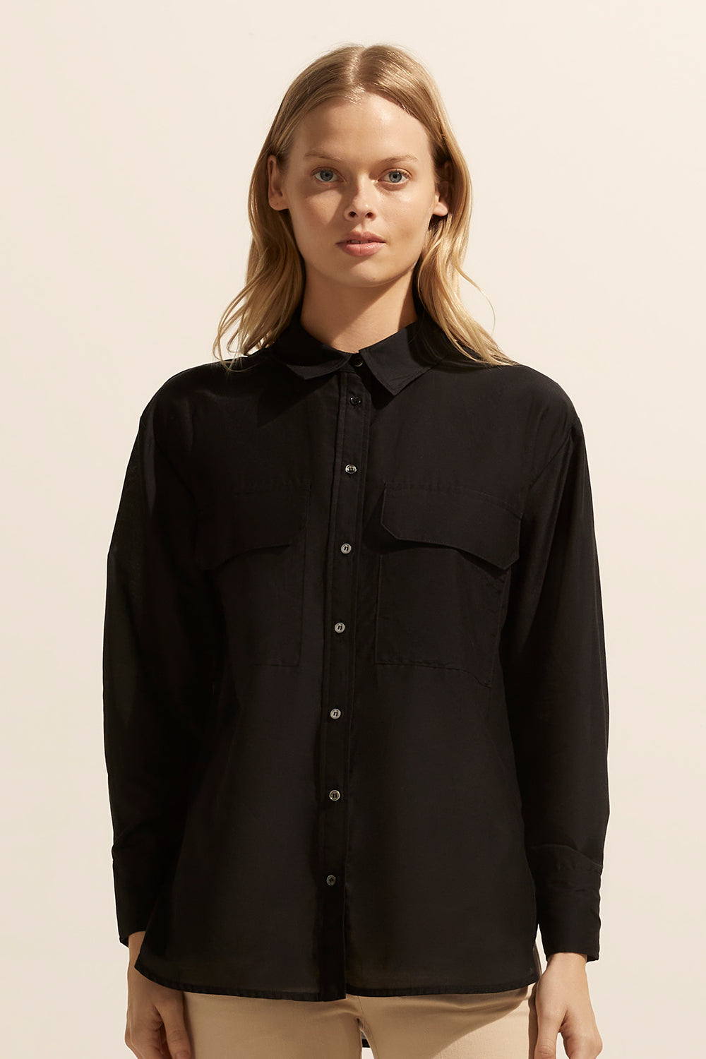 abroad top - Black