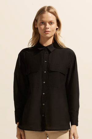 abroad top - Black