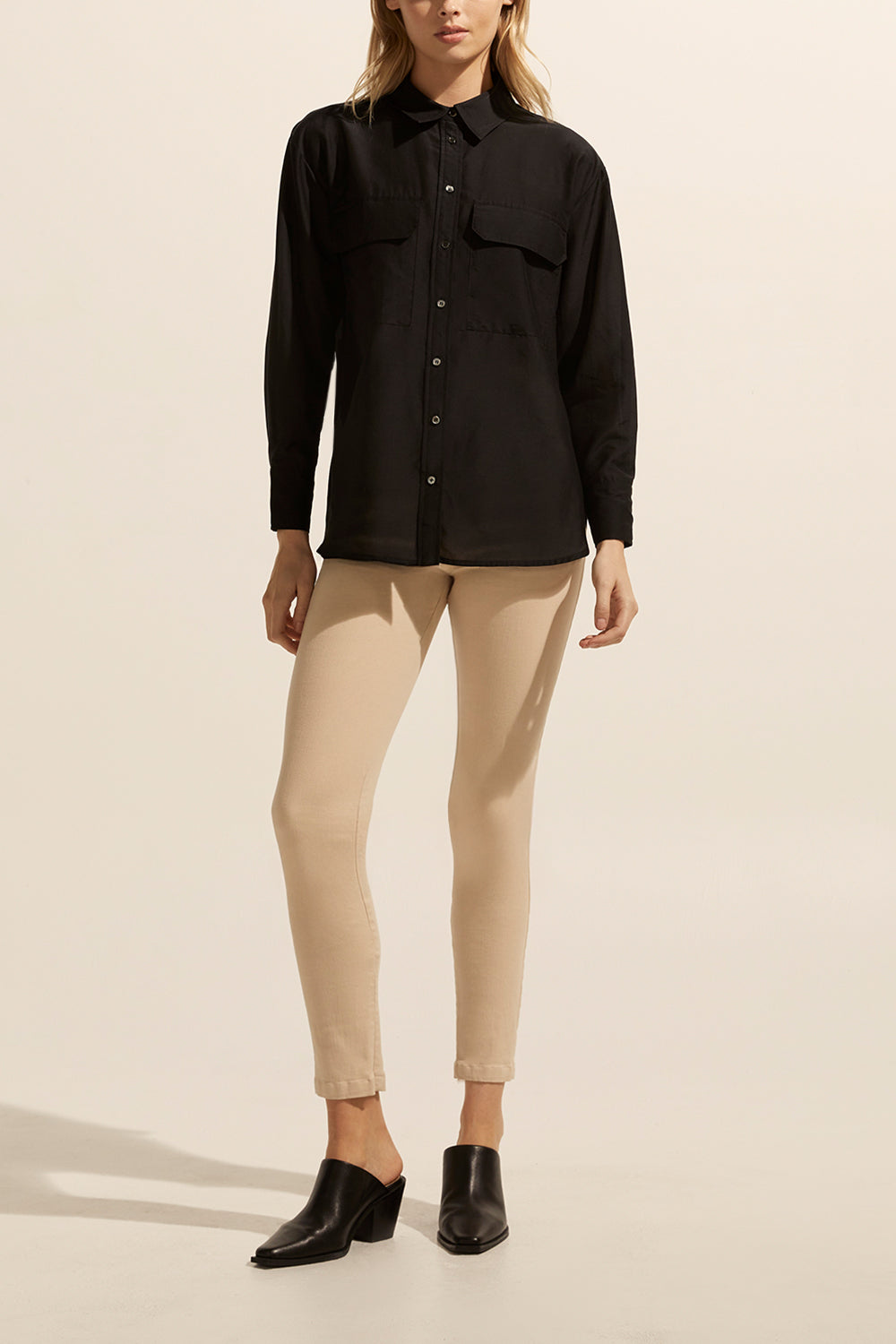 abroad top - Black