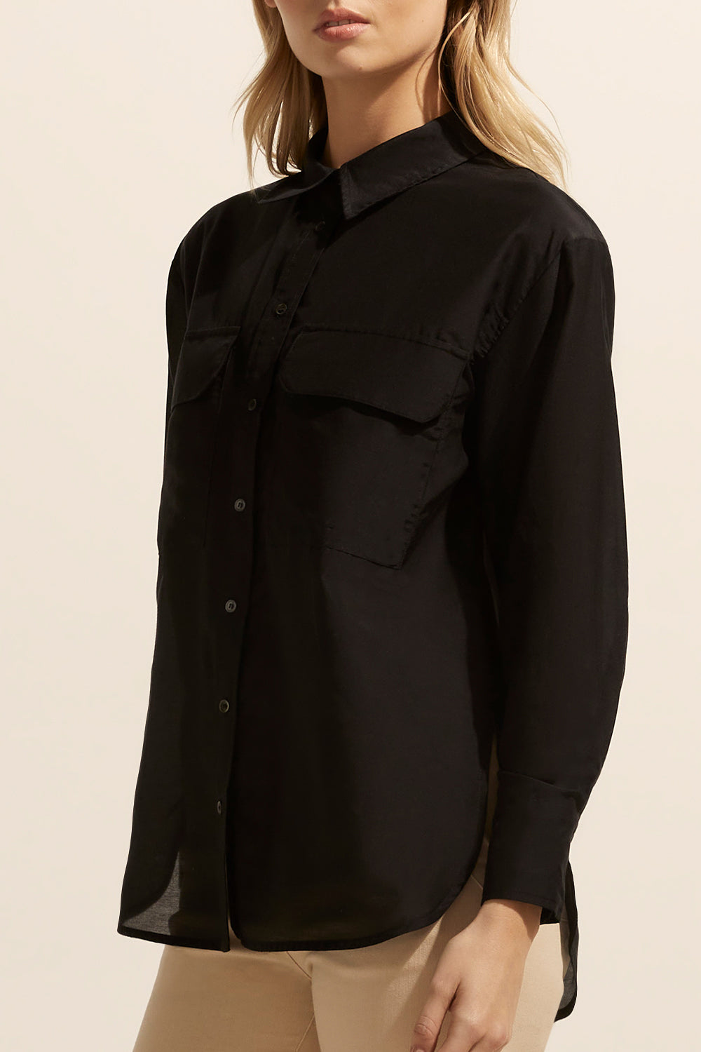 abroad top - Black