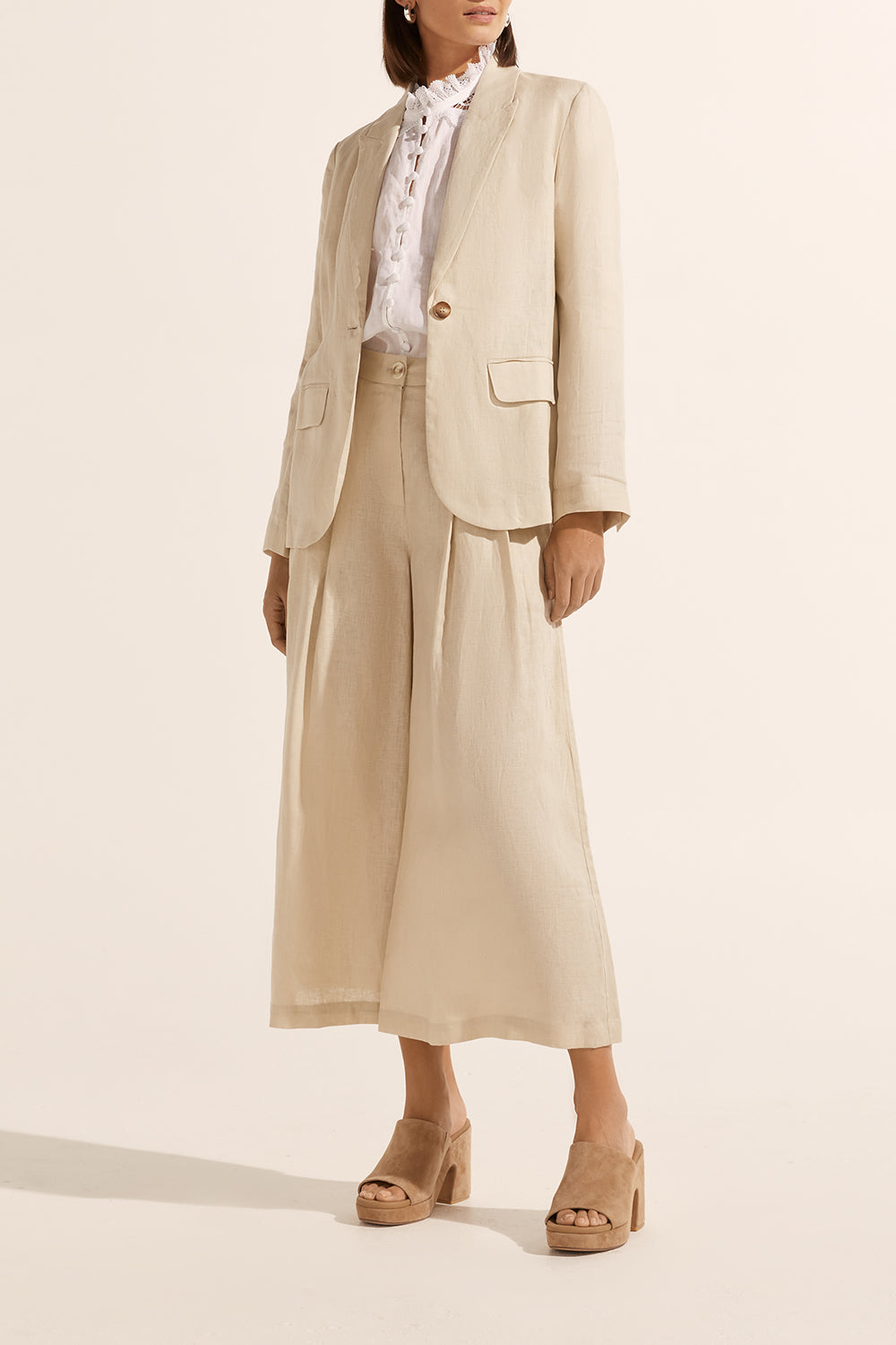 anchor pant - pebble