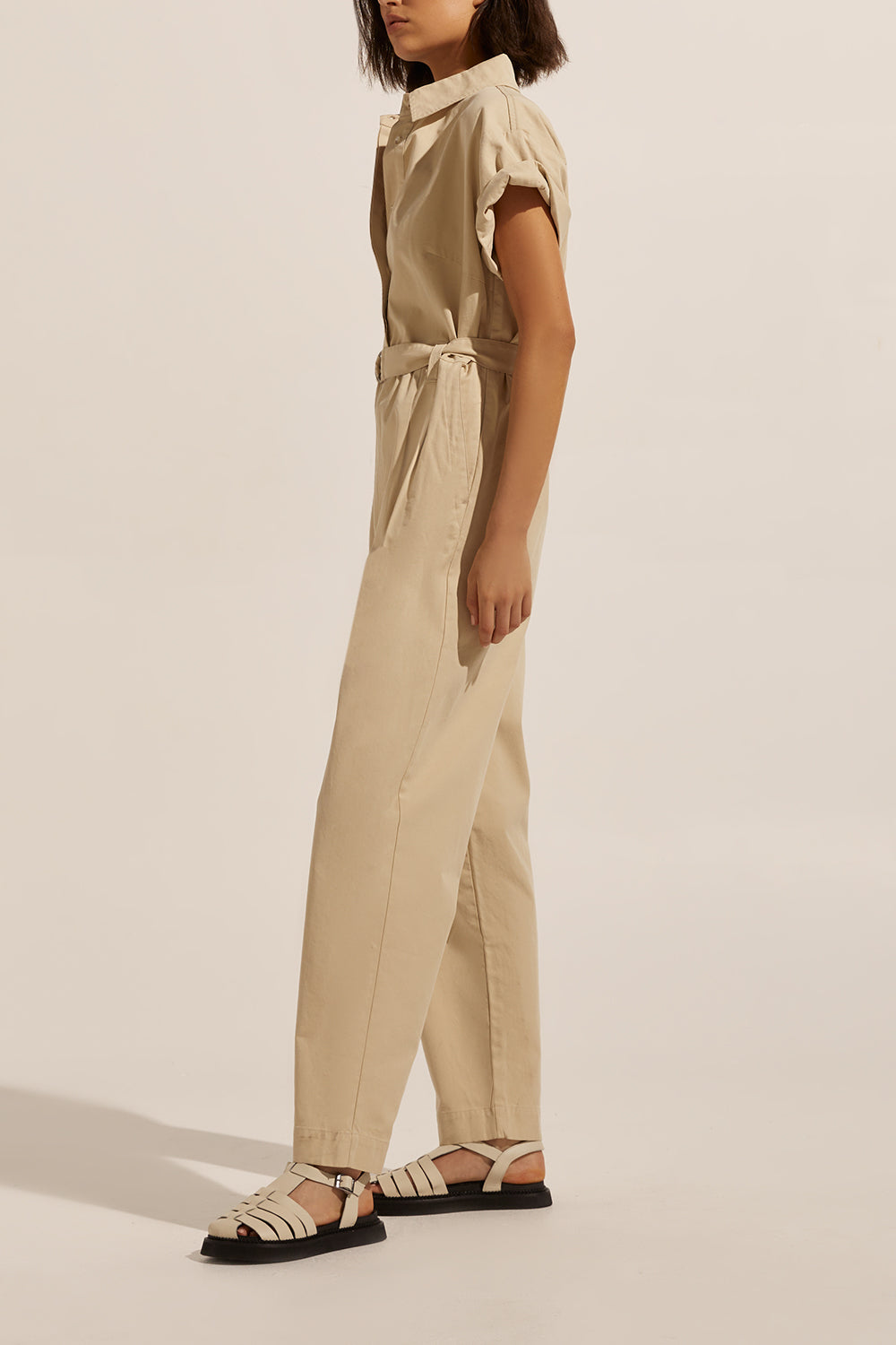 blast jumpsuit - stone