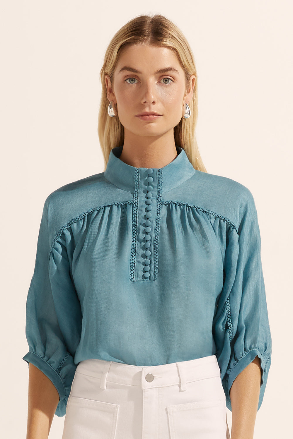 adage top - seablue