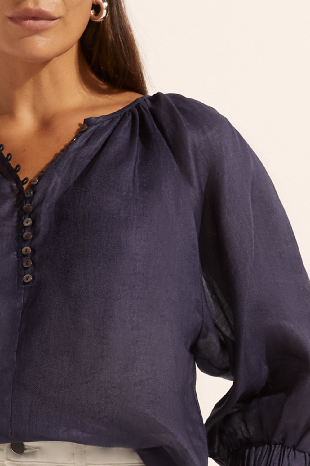 imbue top - indigo