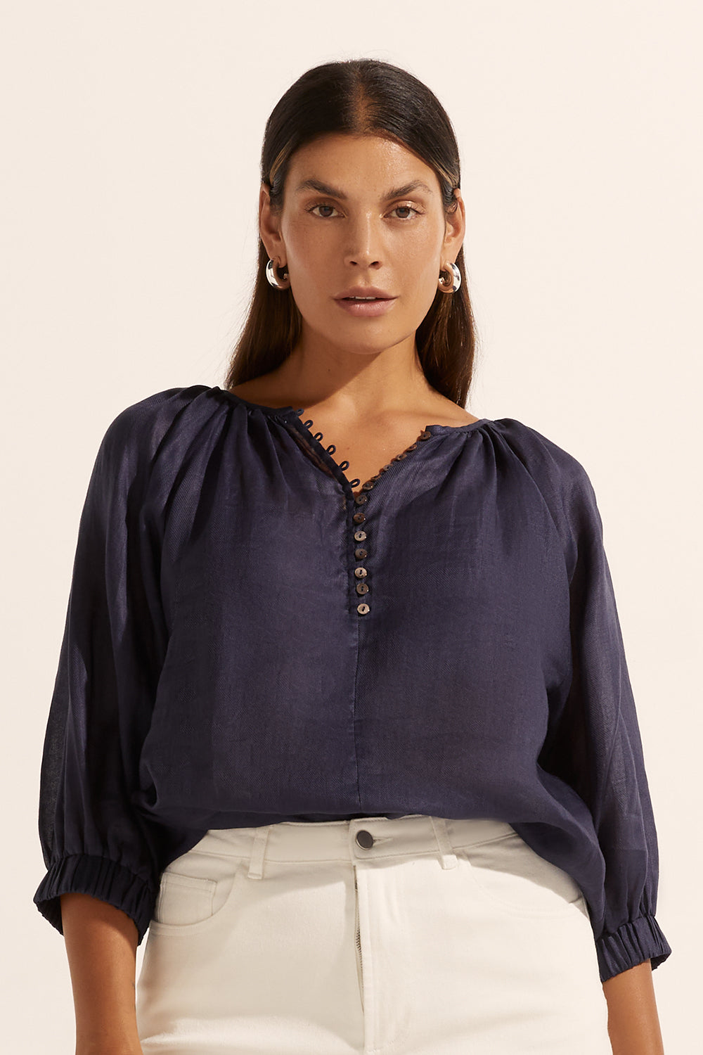 imbue top - indigo