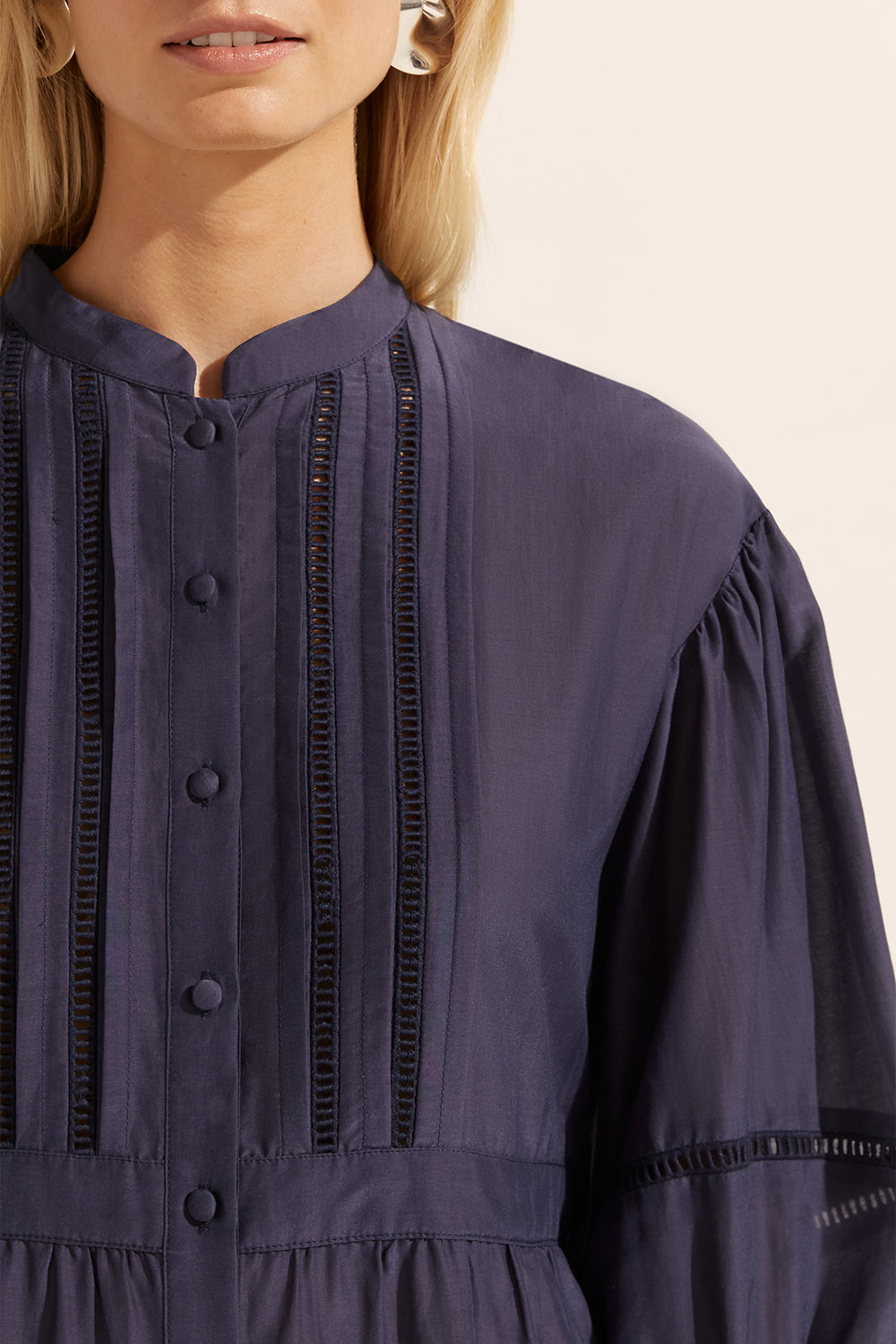 allure dress - indigo