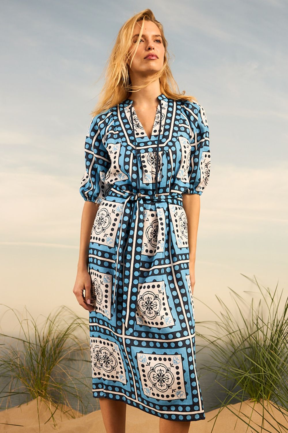 aurora dress - bay scarf|  zoe kratzmann| considered design