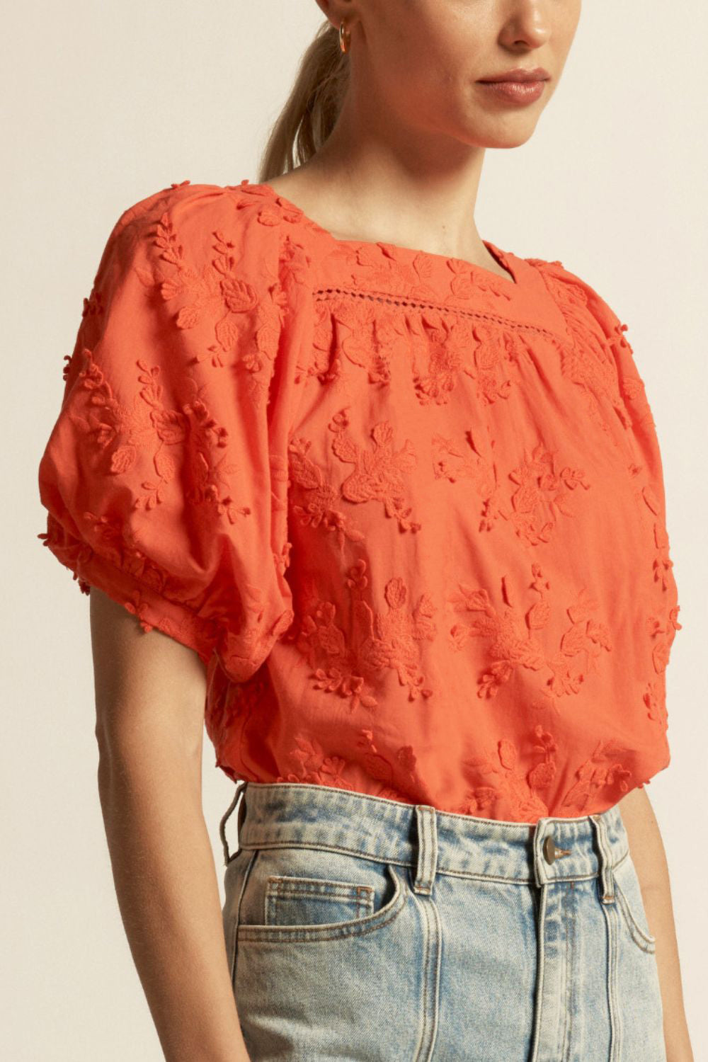 Ode Top - persimmon|  zoe kratzmann| considered design