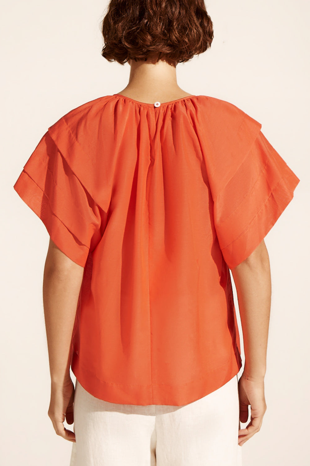 flout top - tamarillo