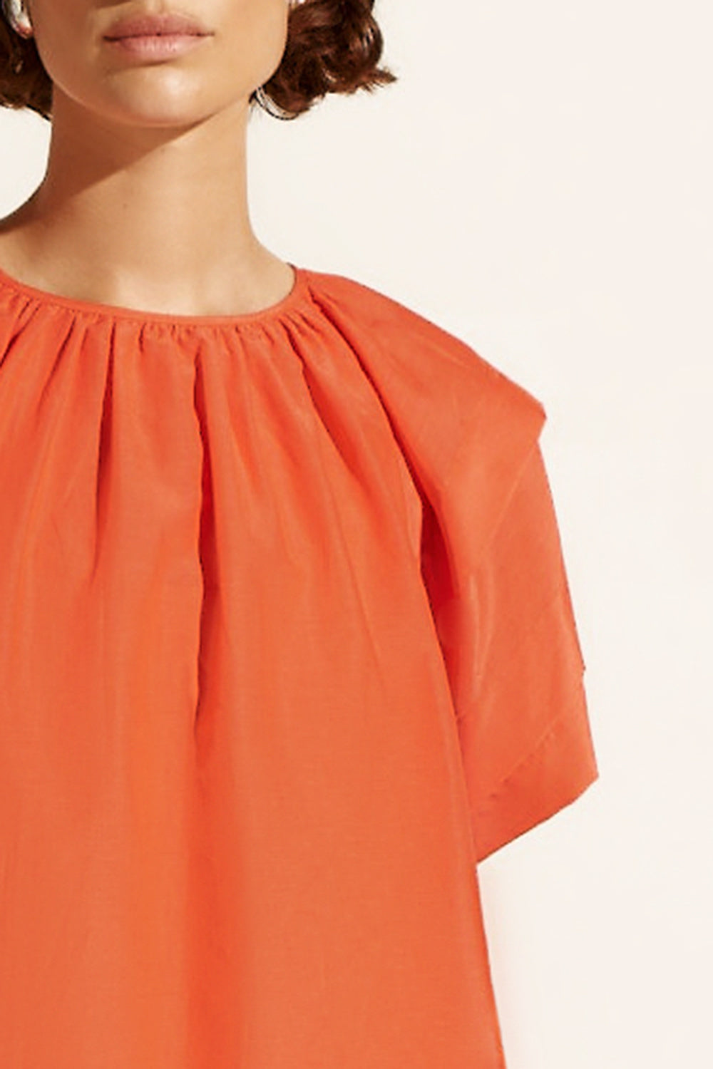 flout top - tamarillo