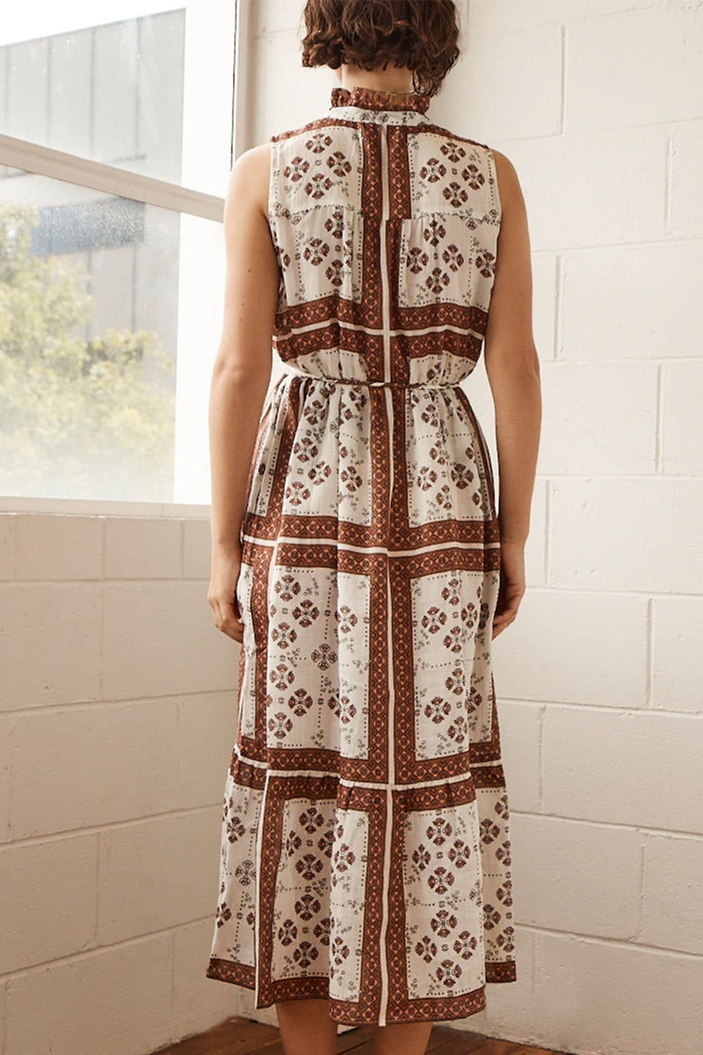 marquee dress - scarf