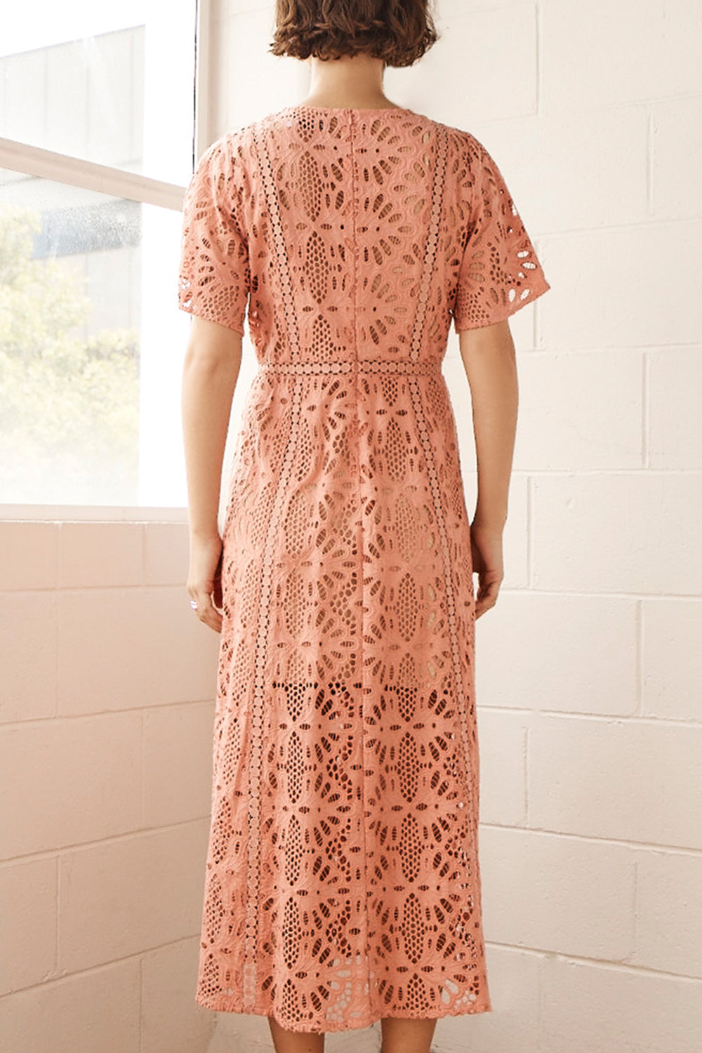 medal dress - pomello broderie