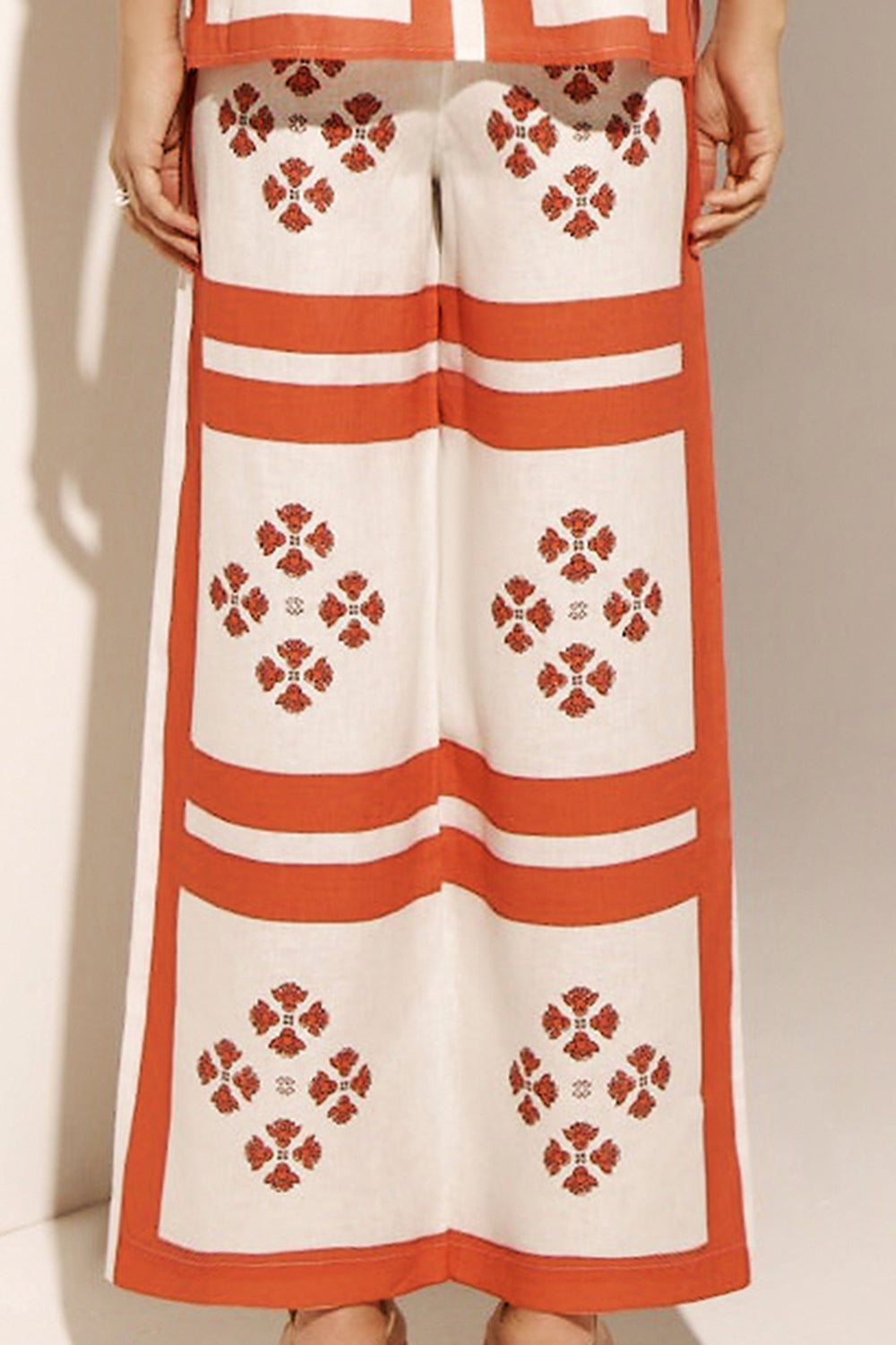 breeze pant - tamarillo scarf