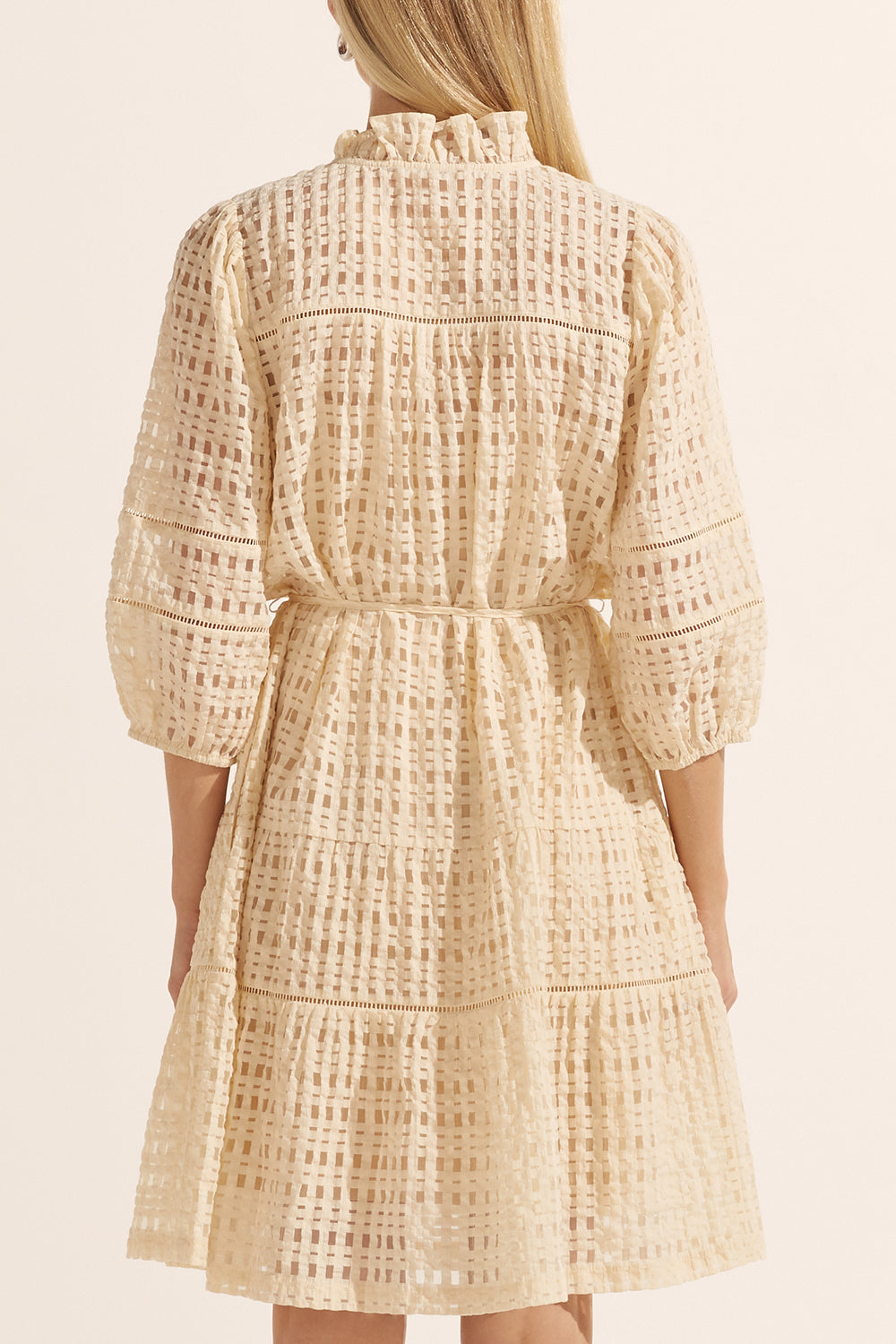 beacon dress - cream window