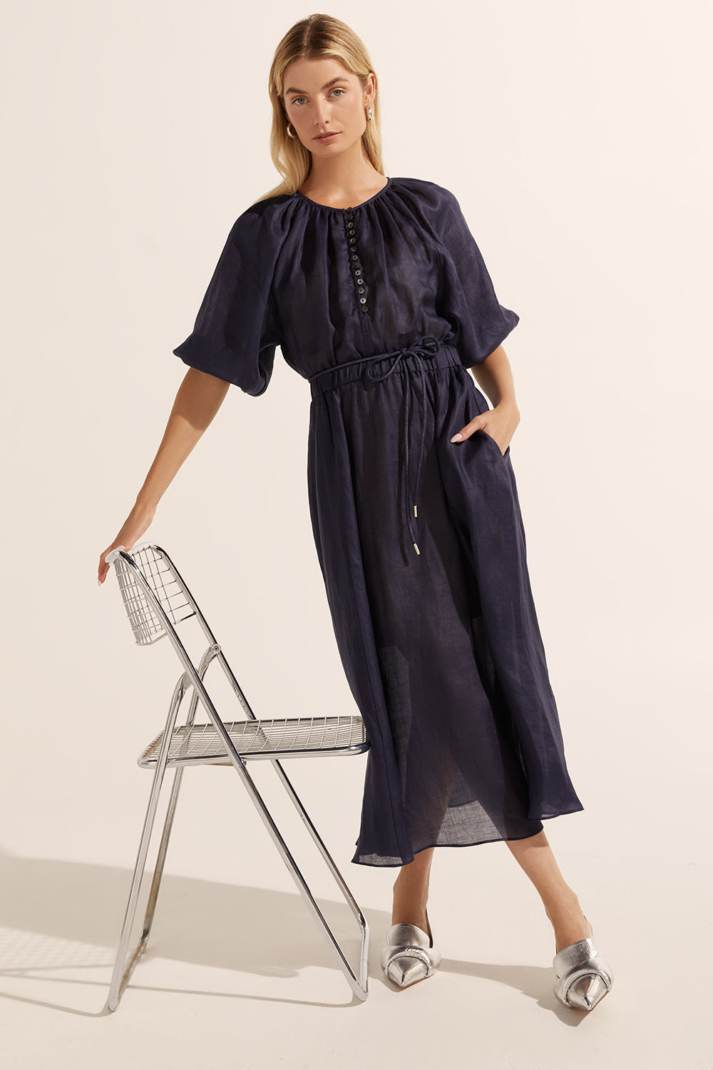 sonata dress - indigo