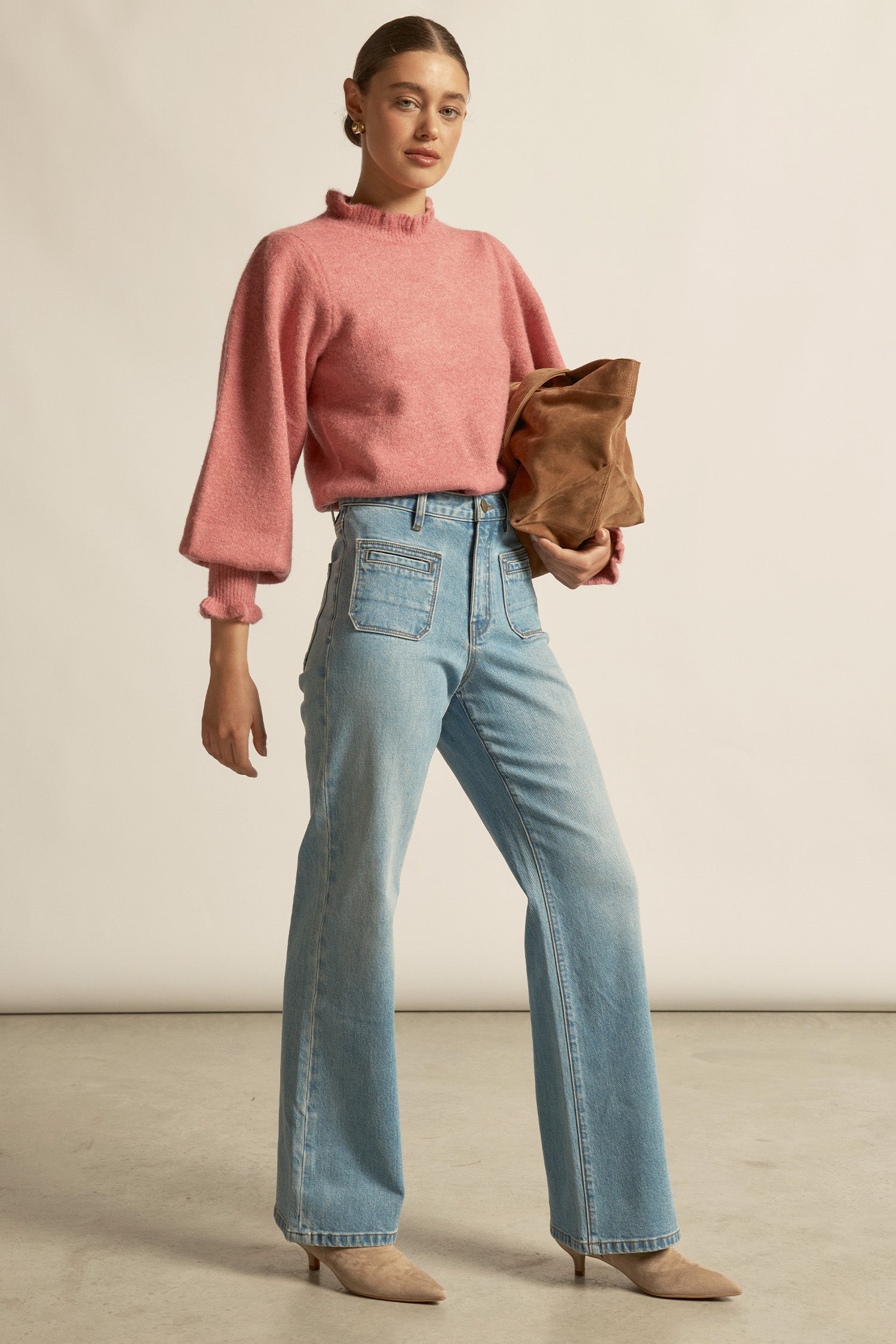 ascent knit - Camellia|  zoe kratzmann| considered design