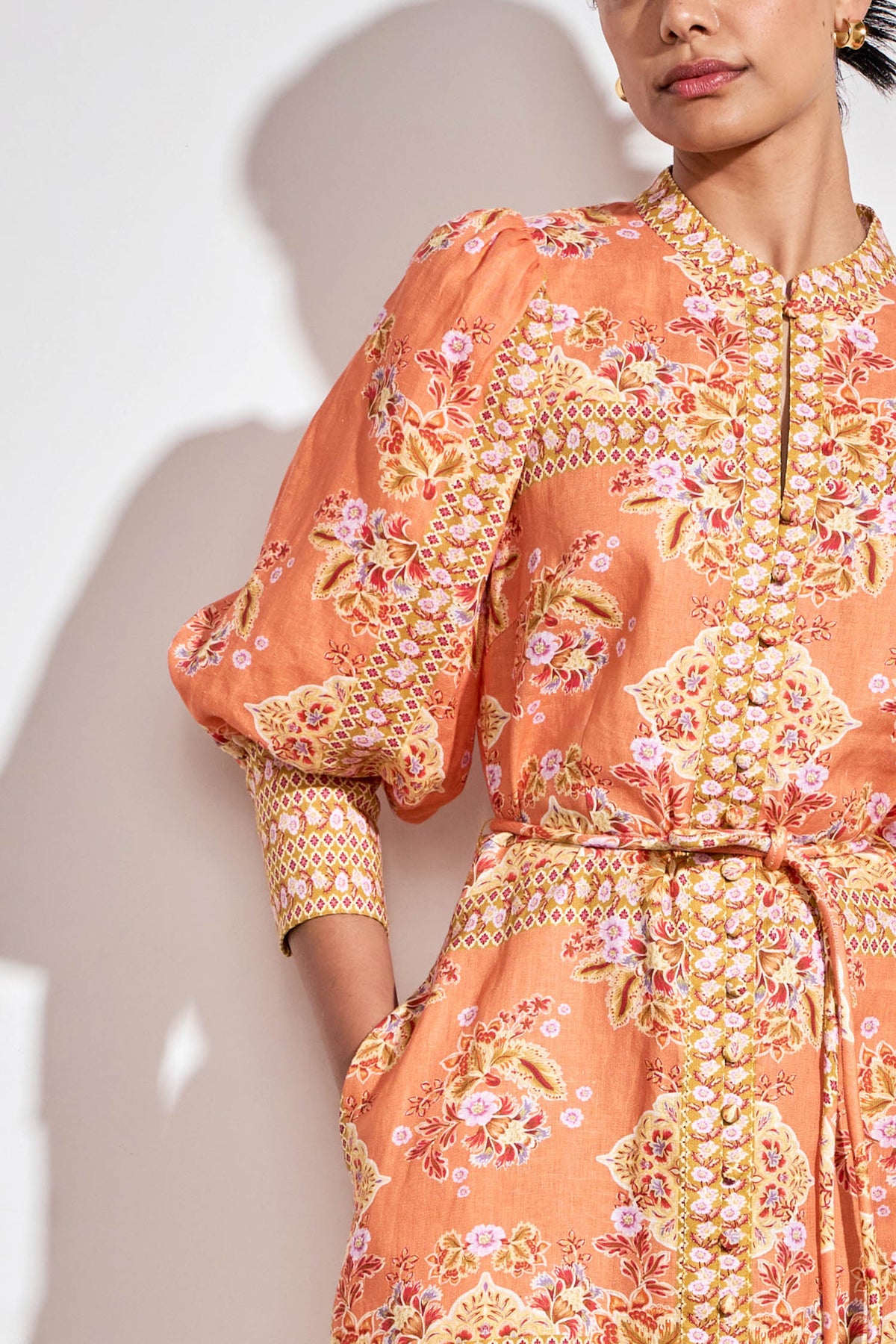 envelop dress - marigold glow