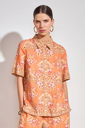 glare top - marigold glow