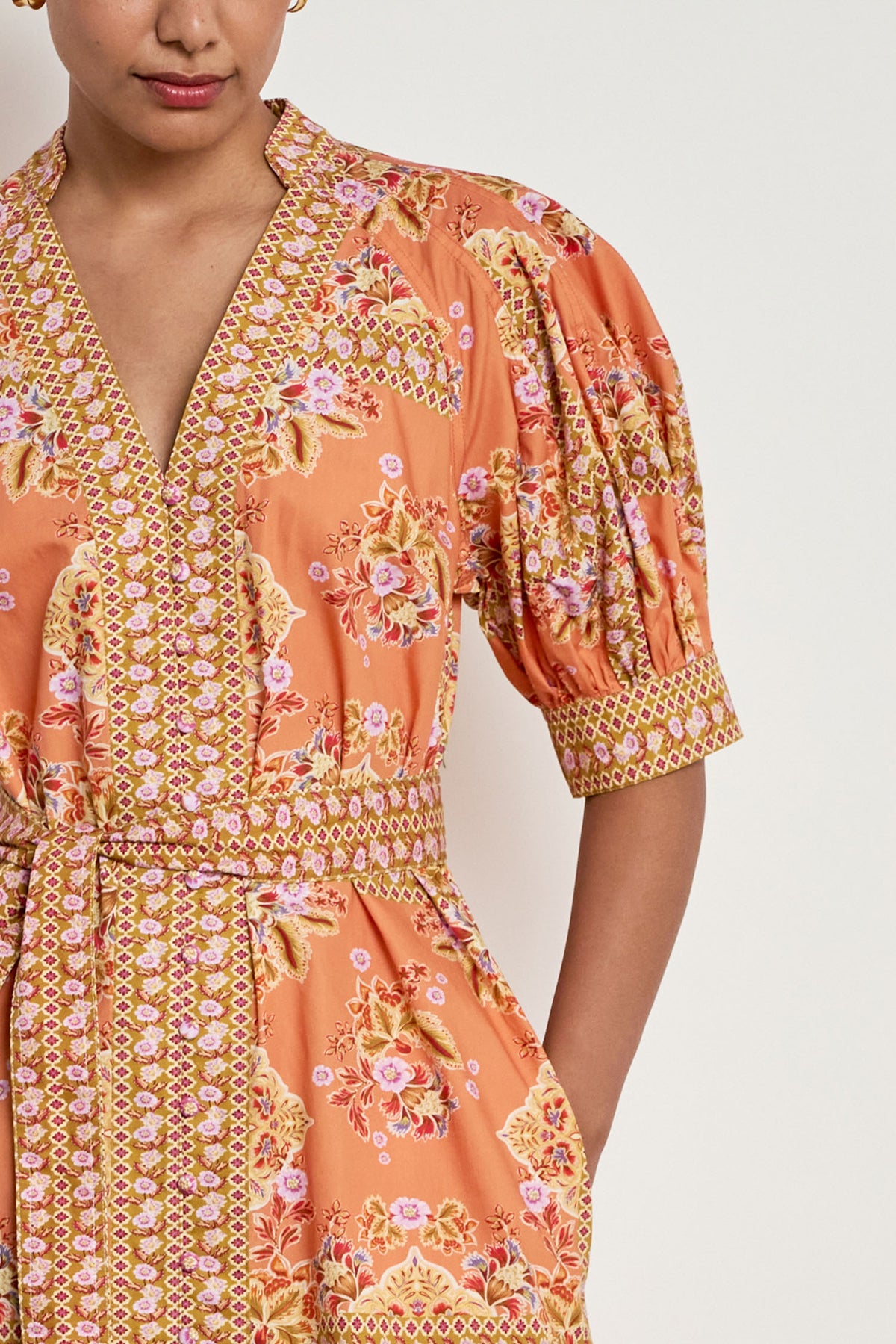 impart dress - marigold glow