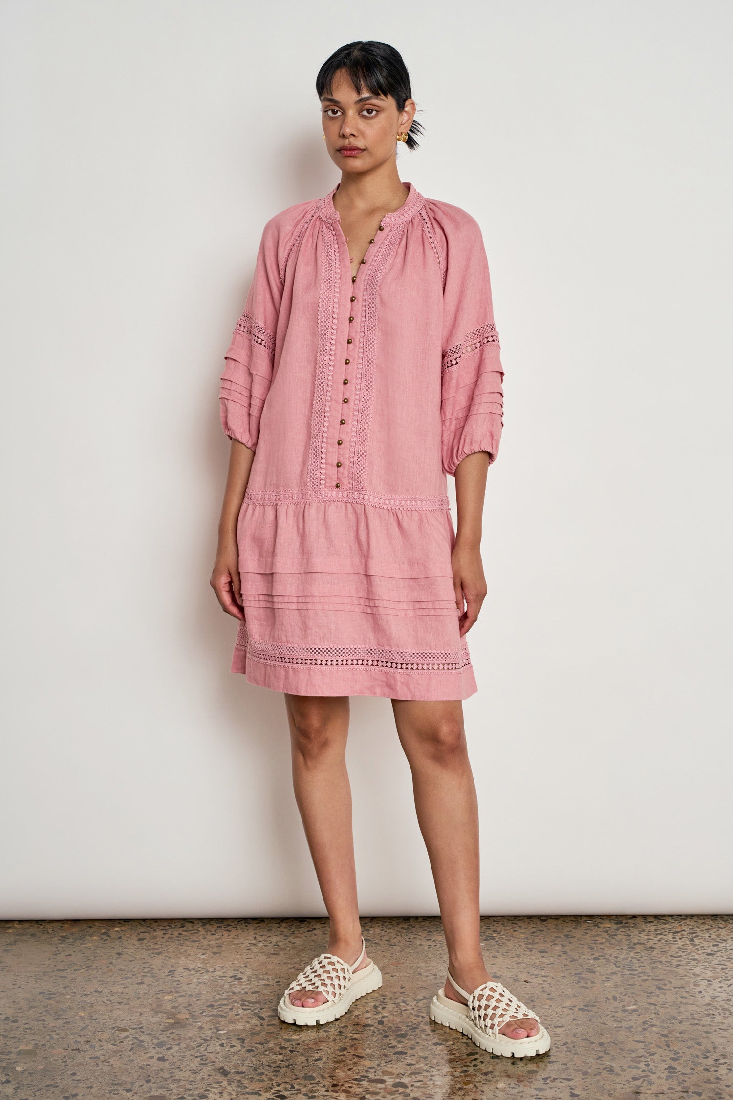 jostle dress - pink clay|  zoe kratzmann| considered design