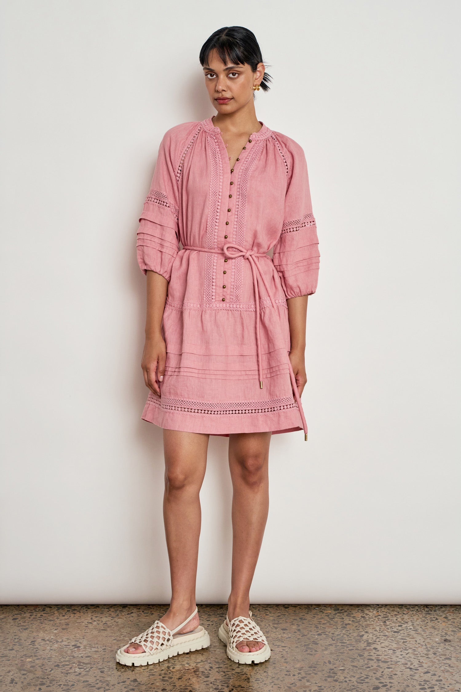 jostle dress - pink clay|  zoe kratzmann| considered design