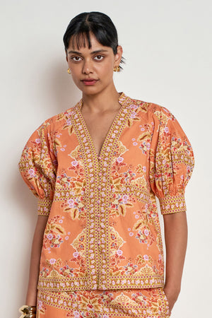 sienne top - marigold glow
