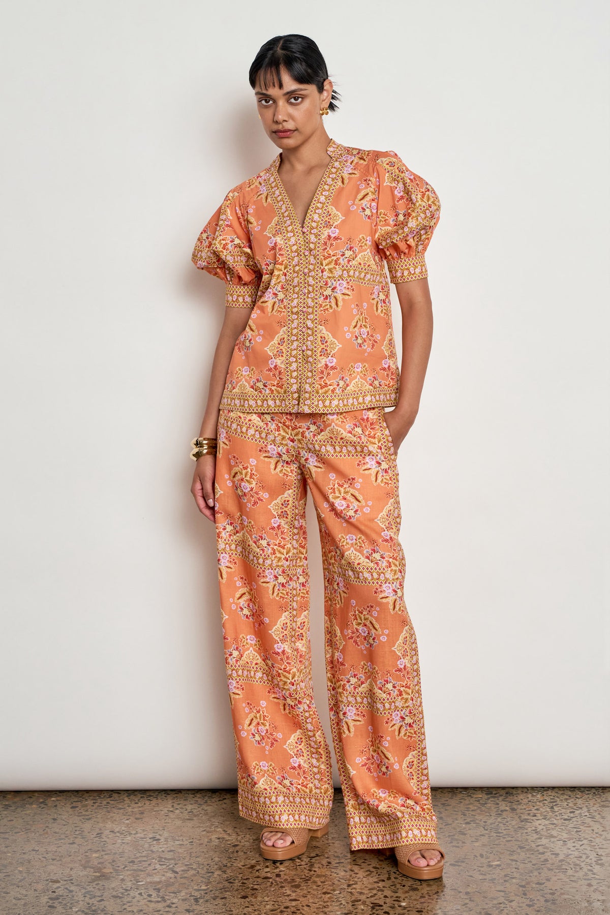 sienne top - marigold glow