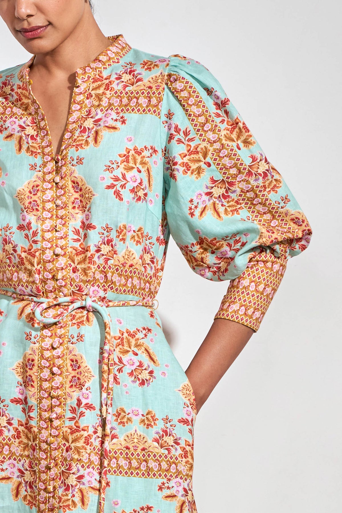 scenic dress - spring glow