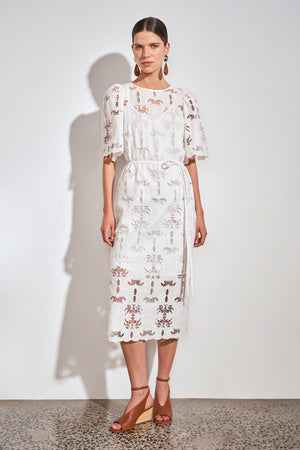 guide dress - alabaster