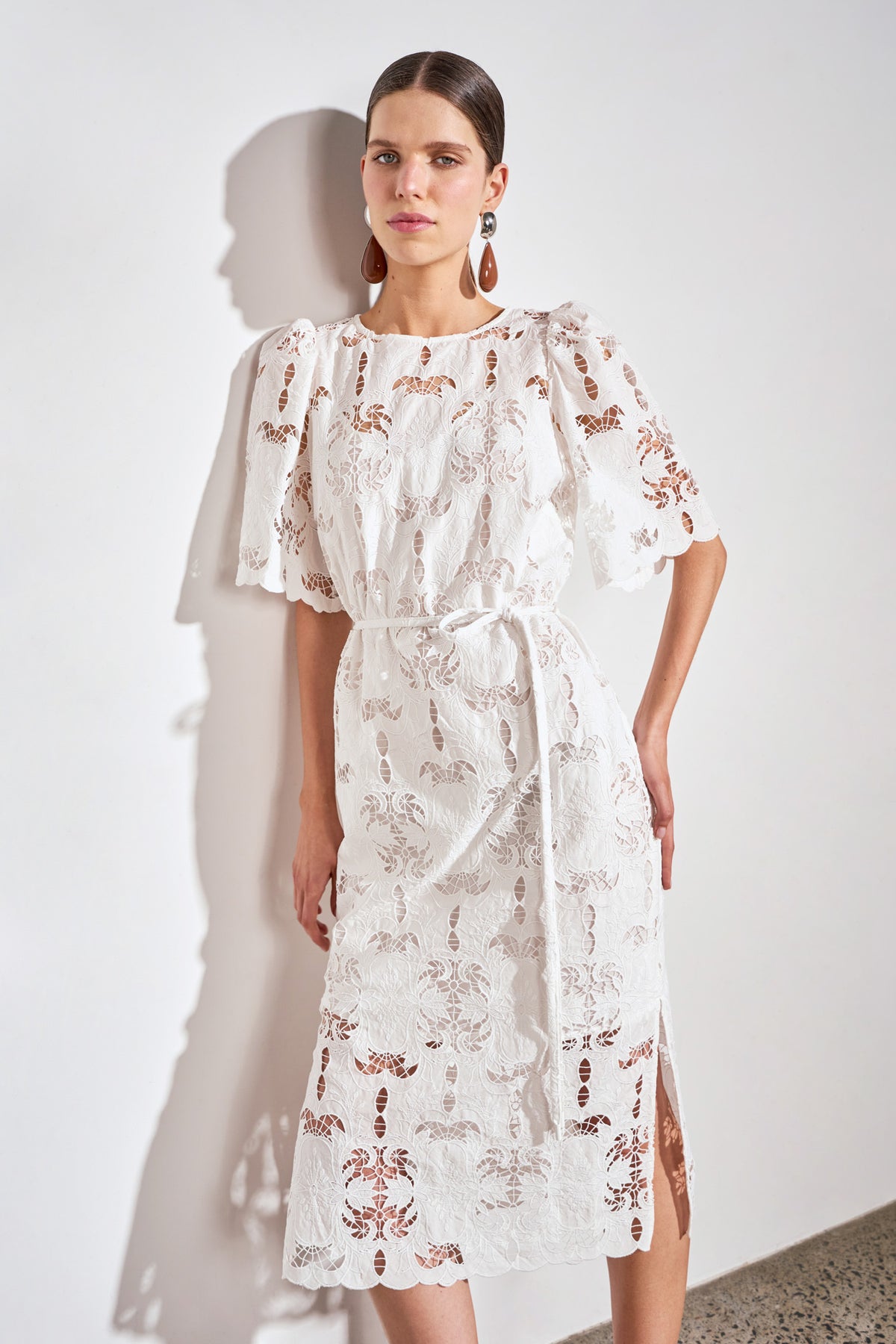 guide dress - alabaster