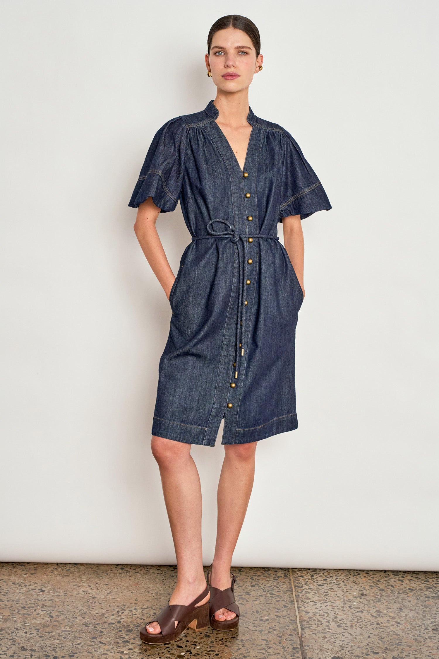 honor dress - dark denim|  zoe kratzmann| considered design