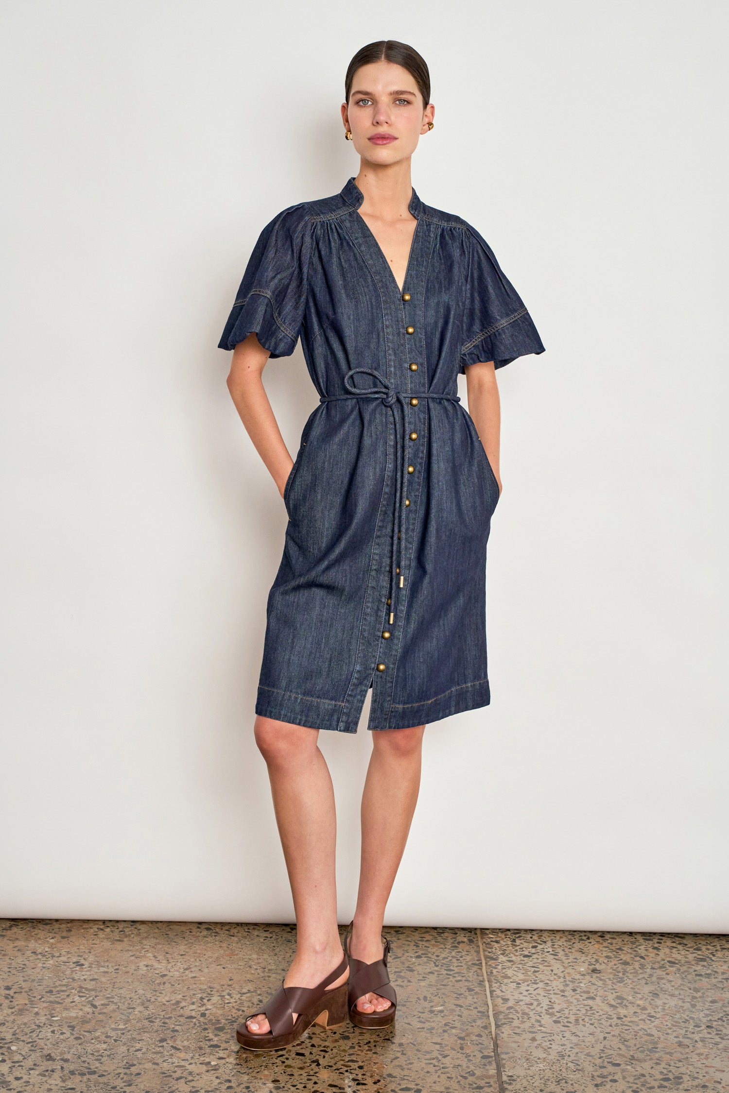 honor dress - dark denim|  zoe kratzmann| considered design
