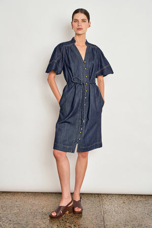 honor dress - dark denim|  zoe kratzmann| considered design
