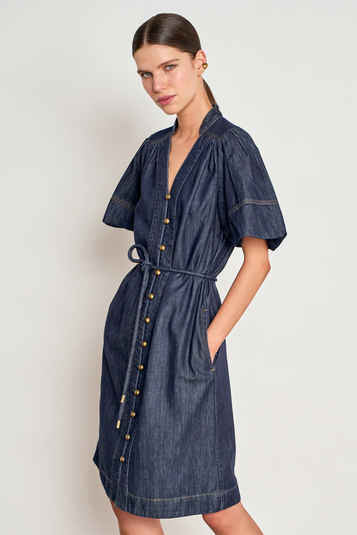 honor dress - dark denim|  zoe kratzmann| considered design