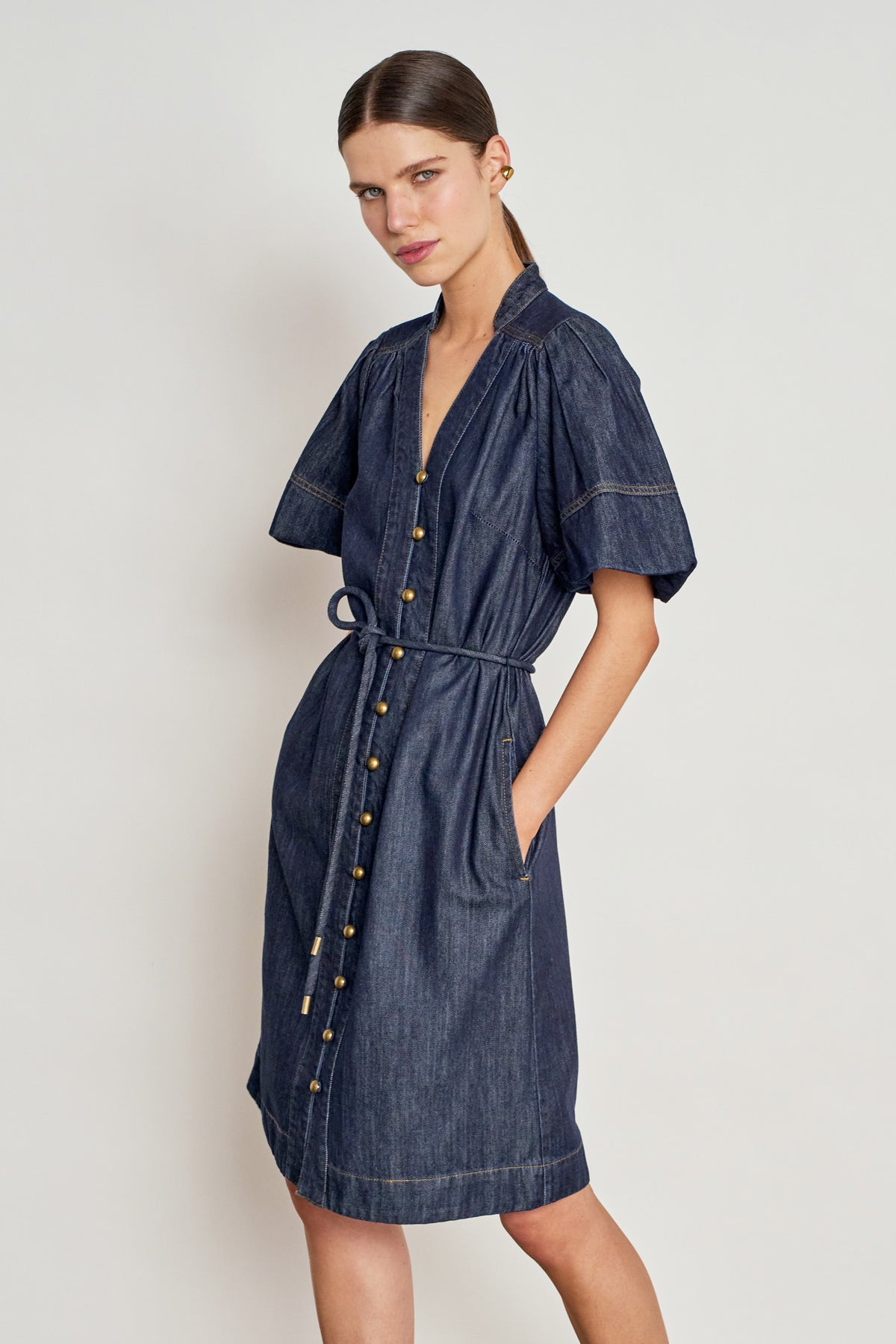 honor dress - dark denim|  zoe kratzmann| considered design