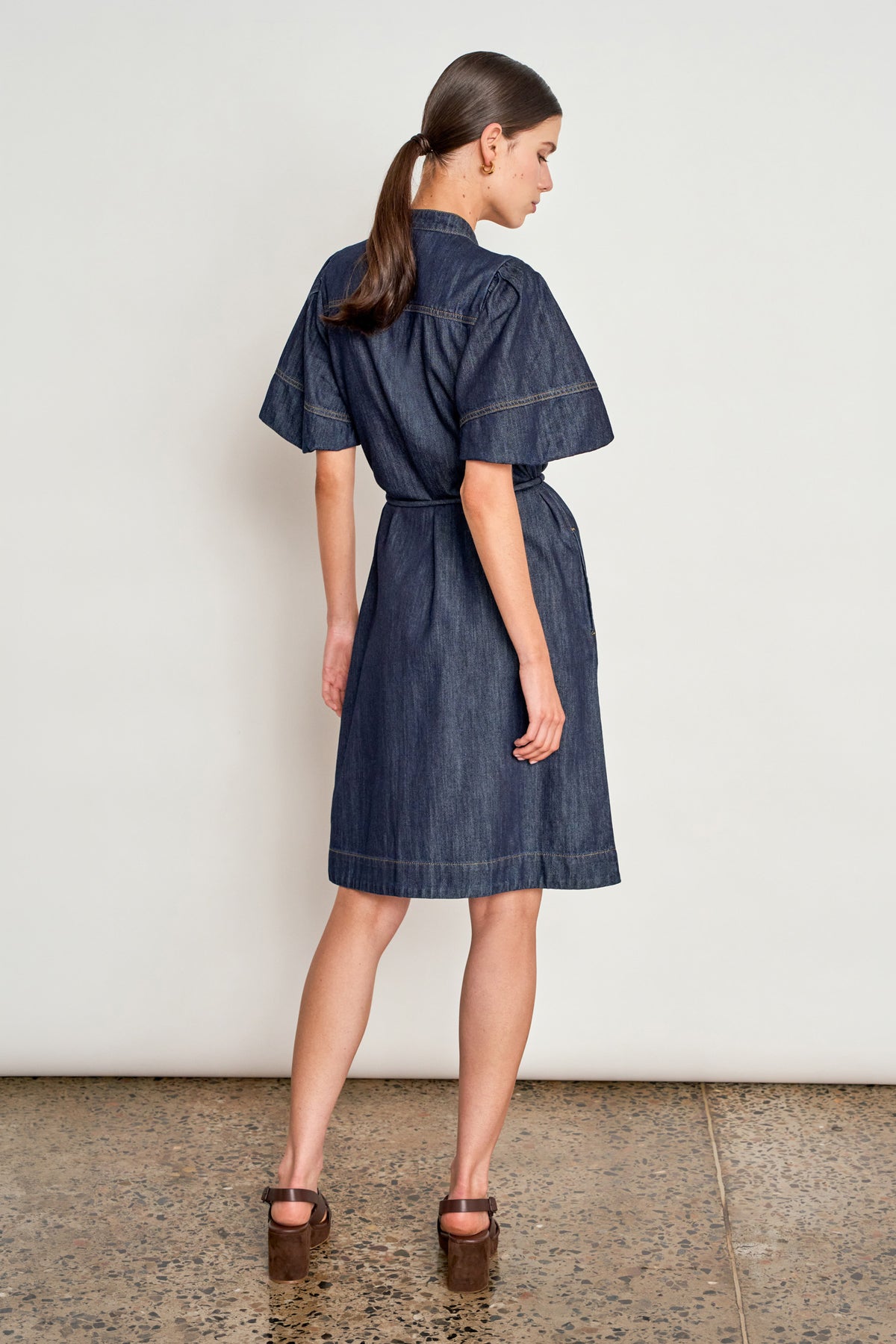 honor dress - dark denim|  zoe kratzmann| considered design