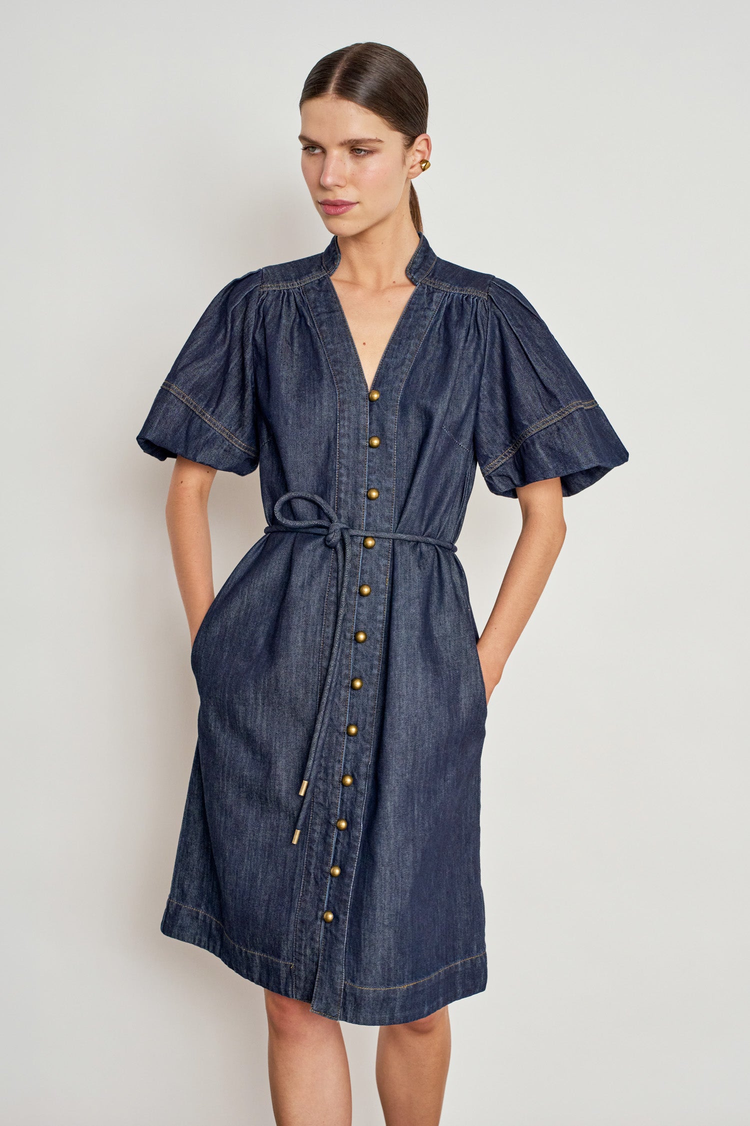 honor dress - dark denim|  zoe kratzmann| considered design
