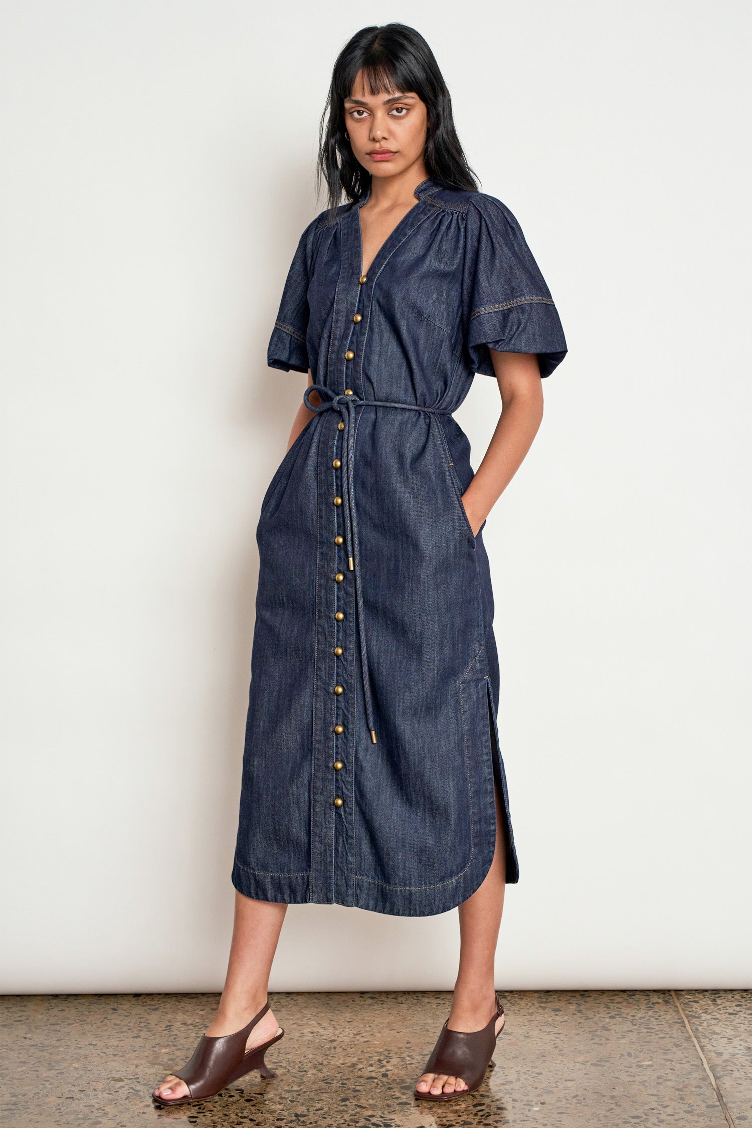 legacy dress - dark denim|  zoe kratzmann| considered design