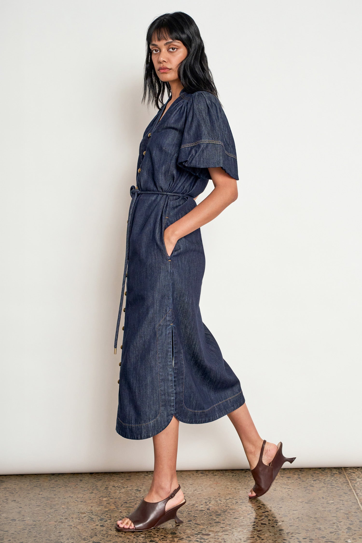 legacy dress - dark denim|  zoe kratzmann| considered design