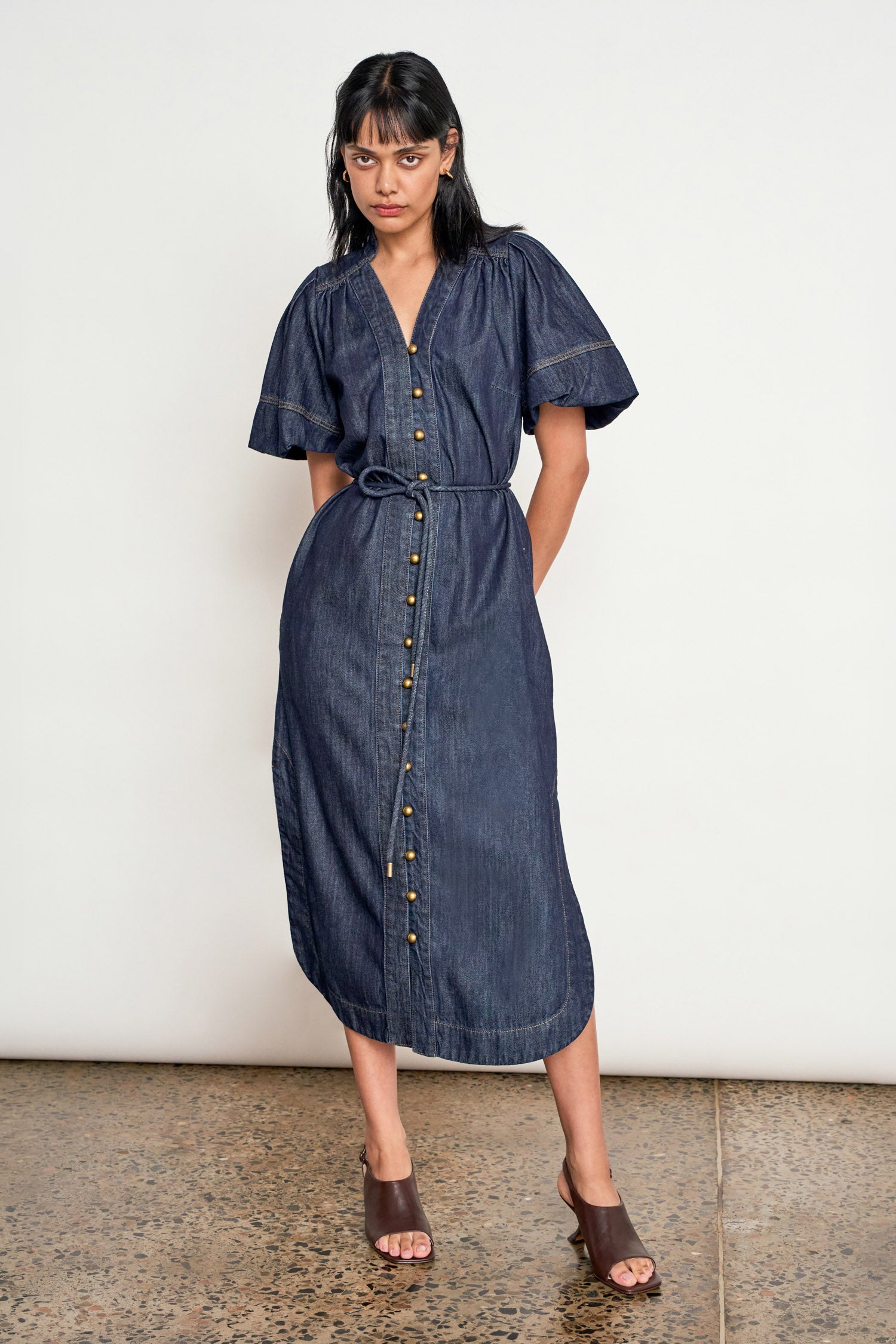 legacy dress - dark denim|  zoe kratzmann| considered design