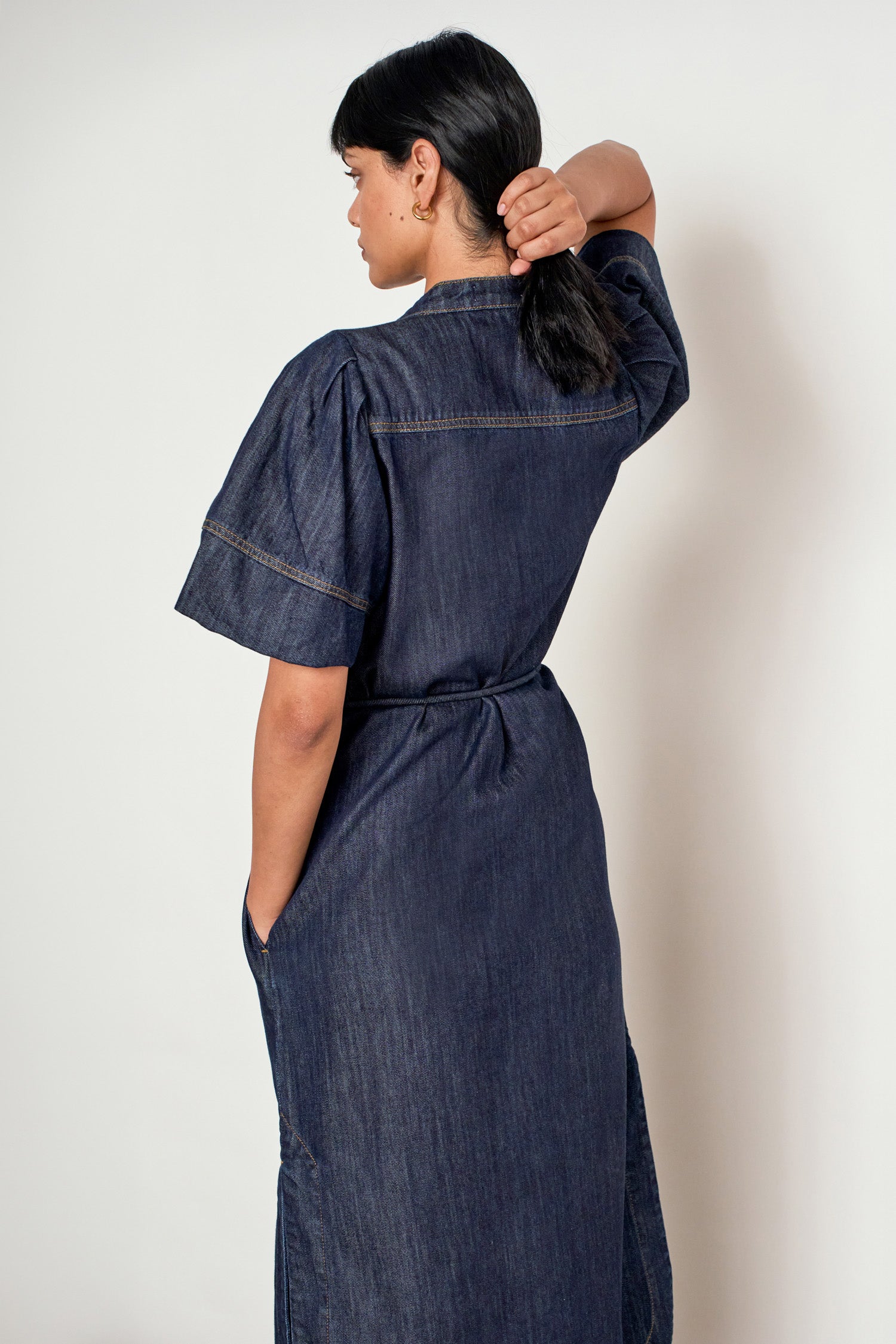 legacy dress - dark denim|  zoe kratzmann| considered design