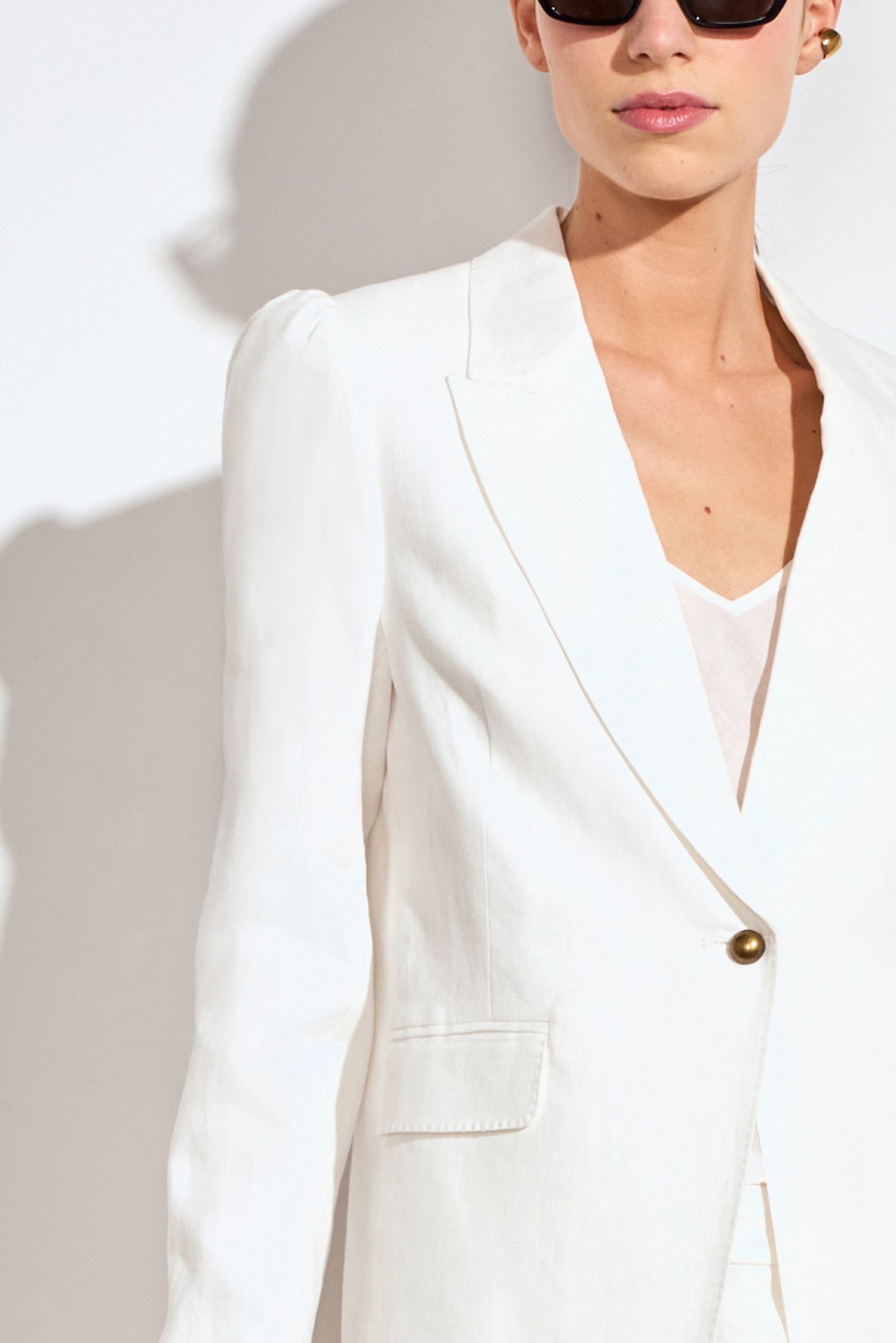 crest jacket - alabaster